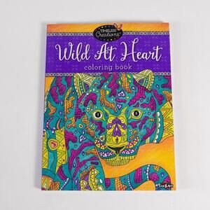 Cra-Z-Art Timeless Creations Coloring Book Wild at Heart 64 Page Illustrated New